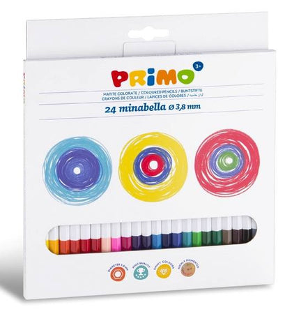 Blister 24 pastelli a matita MINABELLA diametro 3,8mm - colori assortiti Morocolor