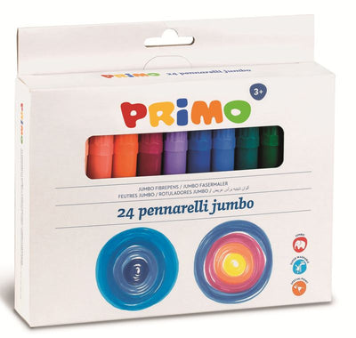 Blister 24 pennarelli jumbo - diametro punta 7,6mm Morocolor