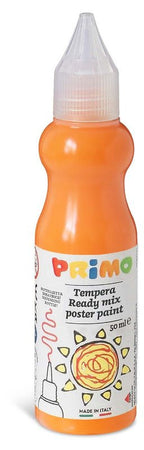 tempera brillante pronta all'uso in bottiglia da 50ml con beccuccio erogatore, colore 250 arancione Morocolor