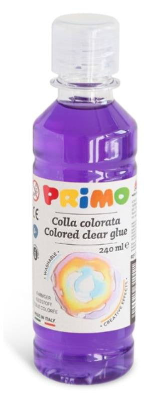 flacone 240ml colla ad acqua colorata colore viola Morocolor
