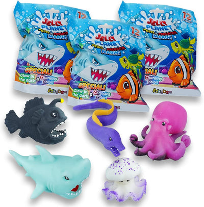 Sbabam Jelly Planet Pesci e Predatori Marini in Gomma 1 pezzo