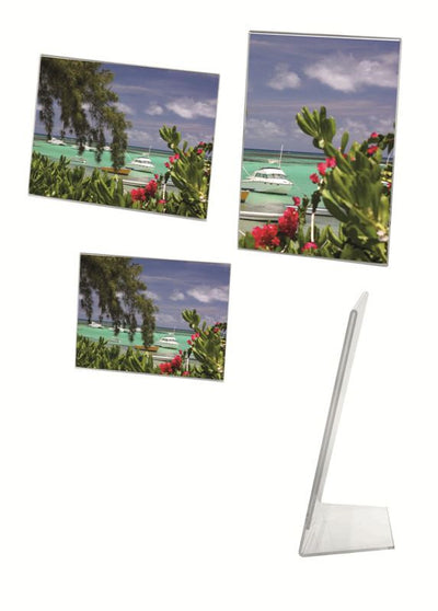 Cornice foto in acrilico trasparente orizzontale - misura 20x15cm