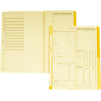 Cartellina matricolare con vano porta documenti (Misura 32,5x25,5 cm) Data Ufficio (Buffetti)