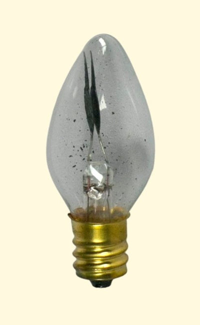 Lampada effetto fiamma mm. 22x56, att. E12,1,5 W,220 V