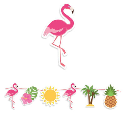 Festone Kit Maxi Flamingo Party cm.400 Big Party (Dimav Srl)