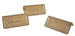 Confezione 25 cartoncini segnaposto pieghevoli con bordo decorato Decoration-Group