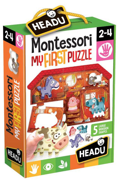 Montessori First Puzzle the Farm Headu
