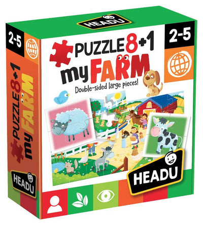Puzzle 8+1 Farm Headu