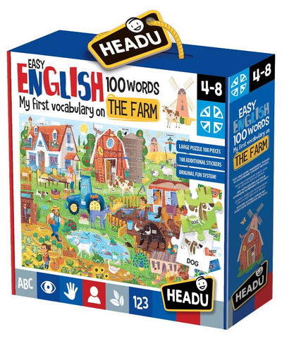 Easy English 100 Words Farm