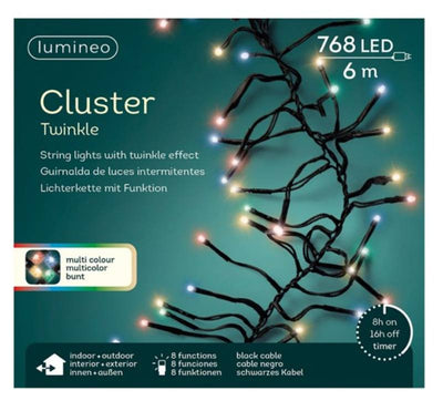 LED CLUSTER TWINKLE L 494735