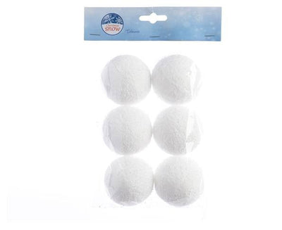 Snow bauble snowball foam white