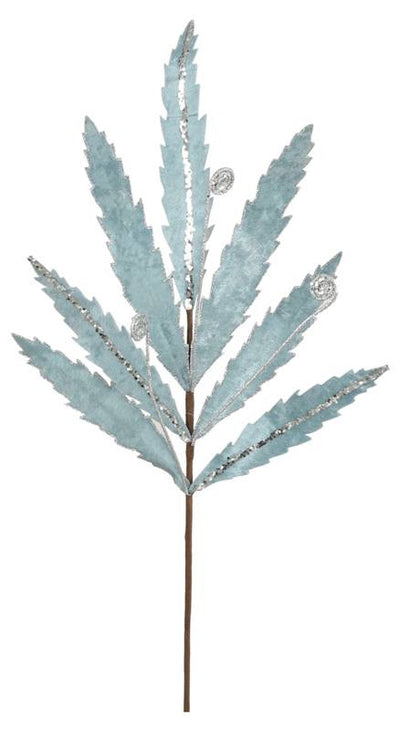 ramo foglie colore blu Edelman