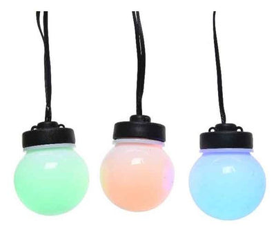 LED budget milky globe l out, Colour: black/multi, Size: 950cm-20L Kaemingk