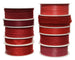 Ribbon polyester sustainable 10ass red/colour(s) Kaemingk