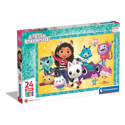 Clementoni Gabby's DollHouse Maxi Puzzle 24 pz Super Color
