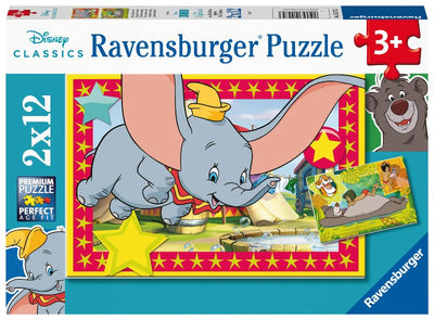 Puzzle 2x12 pz Disney Classics Ravensburger