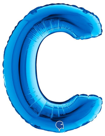 Palloncino Mylar 14'' (35CM) Lettera C Blue