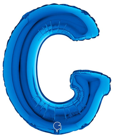 Palloncino Mylar 14'' (35CM) Lettera G Blue