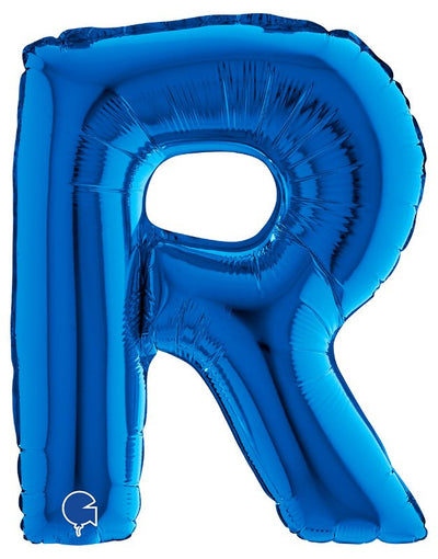 Palloncino Mylar 14'' (35CM) Lettera R Blue