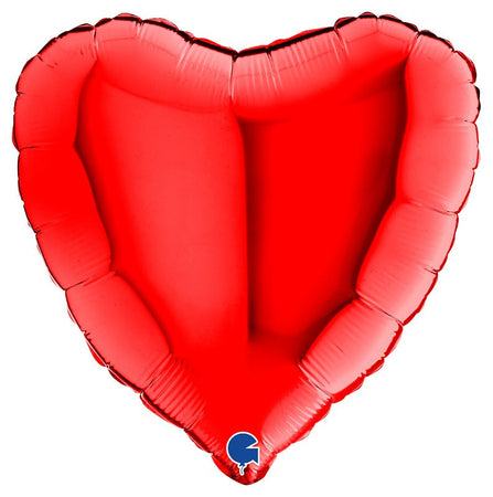 Palloncino Mylar 18'' (45CM) Heart Red