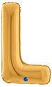 Palloncino Mylar 26'' (65CM) Lettera L Gold (Oro) Grabo Srl (Palloncini Mylar)