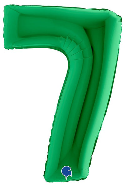 Palloncino Mylar 40'' (100CM) Numero 7 Green