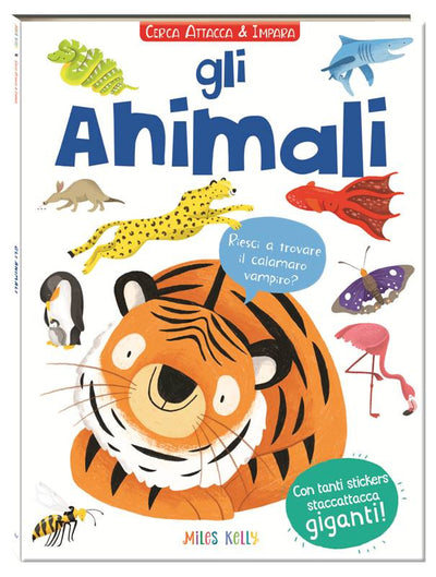 LIBR.CERCA ATTACCA & IMPARA2 ANIMALI Edicart Style Srl (Libri Per Bambini)