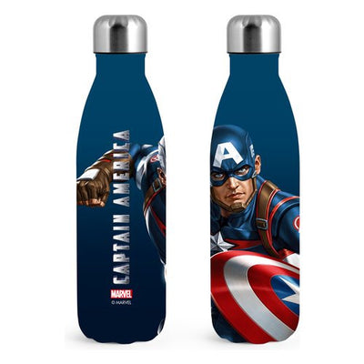 Bottiglia termica Marvel 9025914 CAPITAN AMERICA Blu