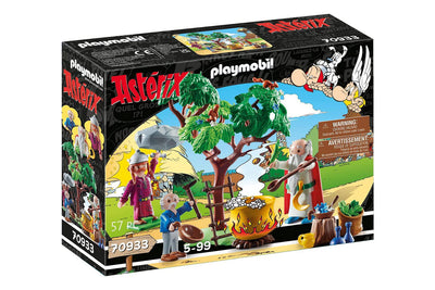 Asterix: Panoramix con calderone della pozione magica