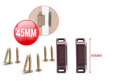 Serratura Magnetica Multiuso in Plastica e Acciaio Inox 45mm