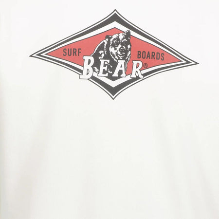 Felpa Bear Big Logo crewneck white