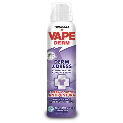Repellente spray per insetti Vape 408295 Derm & Dress