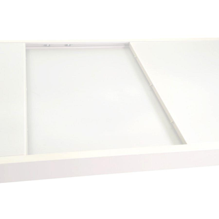 Tavolo alluminio boise bianco opaco allungabile cm160/220x90h67,5/75 Vacchetti
