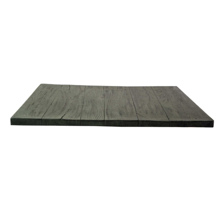 Top tavolo resina per esterno grigio quadro cm70x70x3 Vacchetti