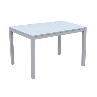 Tavolo alluminio sullivan bianco rettangolare cm70x53h75 Vacchetti