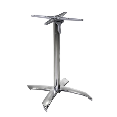 Base tavolo alluminio grigio ribaltabile cm42x52h72 Vacchetti