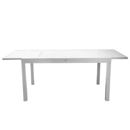 Tavolo alluminio sullivan bianco cm150/210x90h73 Vacchetti