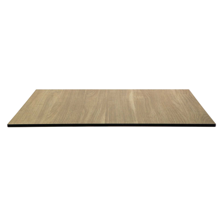 Top tavolo hpl effetto legno naturale rettangolare cm55x69x1 Vacchetti