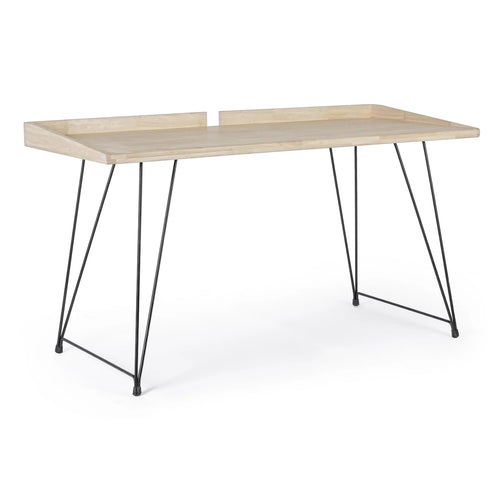 Scrivania Vintage District da ufficio e cameretta porta pc in legno naturale 142 cm Casa e cucina/Arredamento/Studio/Scrivanie e postazioni di lavoro/Postazioni di lavoro per computer Decor Space - Altamura, Commerciovirtuoso.it