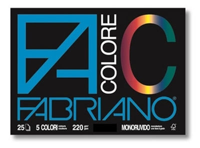 Album da disegno FACOLORE 33x48 5 colori 220 g/m2 MONORUVIDO (25 fogli) Fedrigoni Spa (Fabriano)