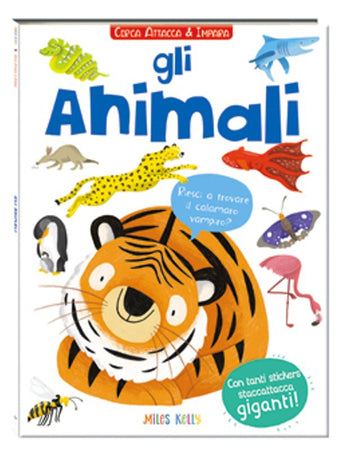 LIBR.CERCA ATTACCA & IMPARA2 ANIMALI Edicart Style Srl (Libri Per Bambini)
