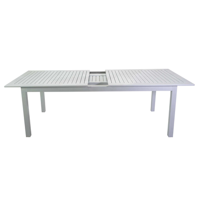 Tavolo alluminio Monterey allungabile bianco cm220/280x100h75 Vacchetti