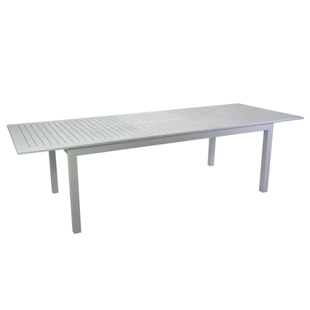 Tavolo alluminio Monterey allungabile bianco cm220/280x100h75 Vacchetti