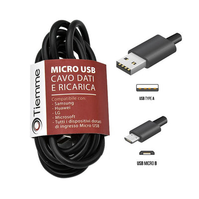 EMA Distribution Cavo Dati E Ricarica 1m Micro USB