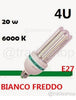 LAMPADA LAMPADINA LED bulb 2835 4U E27 104SMD 20W AC85 265V 6000K Illuminazione/Lampadine/Lampadine a LED Trade Shop italia - Napoli, Commerciovirtuoso.it