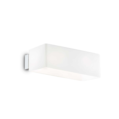 Lampada Da Parete Box Ap2 Bianco Ideal-Lux