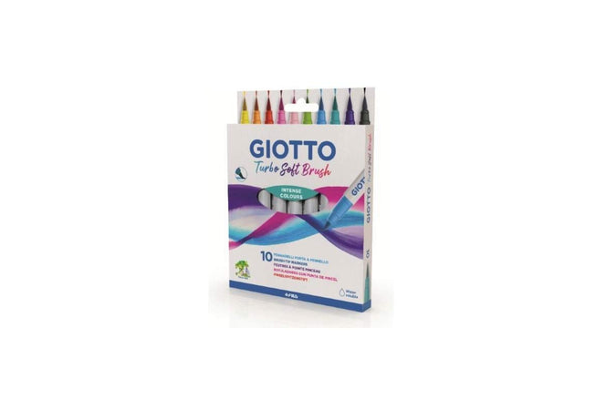 Pennarelli Giotto Turbo Soft Brush 10 pezzi