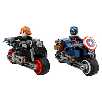 Costruzioni LEGO 76260 MARVEL Motociclette di Black Widow e Captain Am