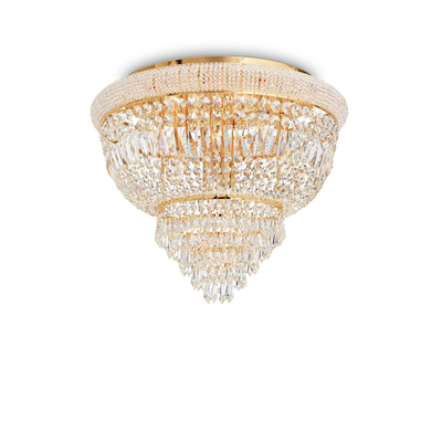 Lampada Da Soffitto Dubai Pl6 Ottone Ideal-Lux Ideal Lux