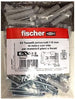 Fischer Kit da 50 Tasselli Plastica con Viti 8mm